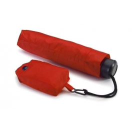 96056-52 Foldable umbrella with foldable shopping bag