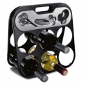 81149 Wine set with foldable bottle rack