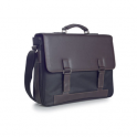 79112 Two-tone business briefcase